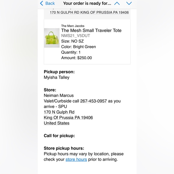 Marc Jacobs Mesh Yellow/Lime Green Tote Bag - Picture 7 of 7